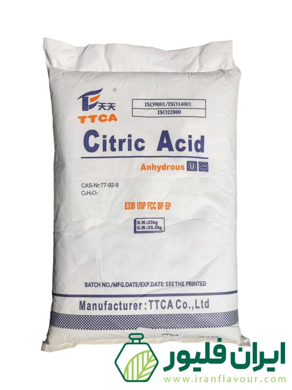 اسید سیتریک خشک ttca