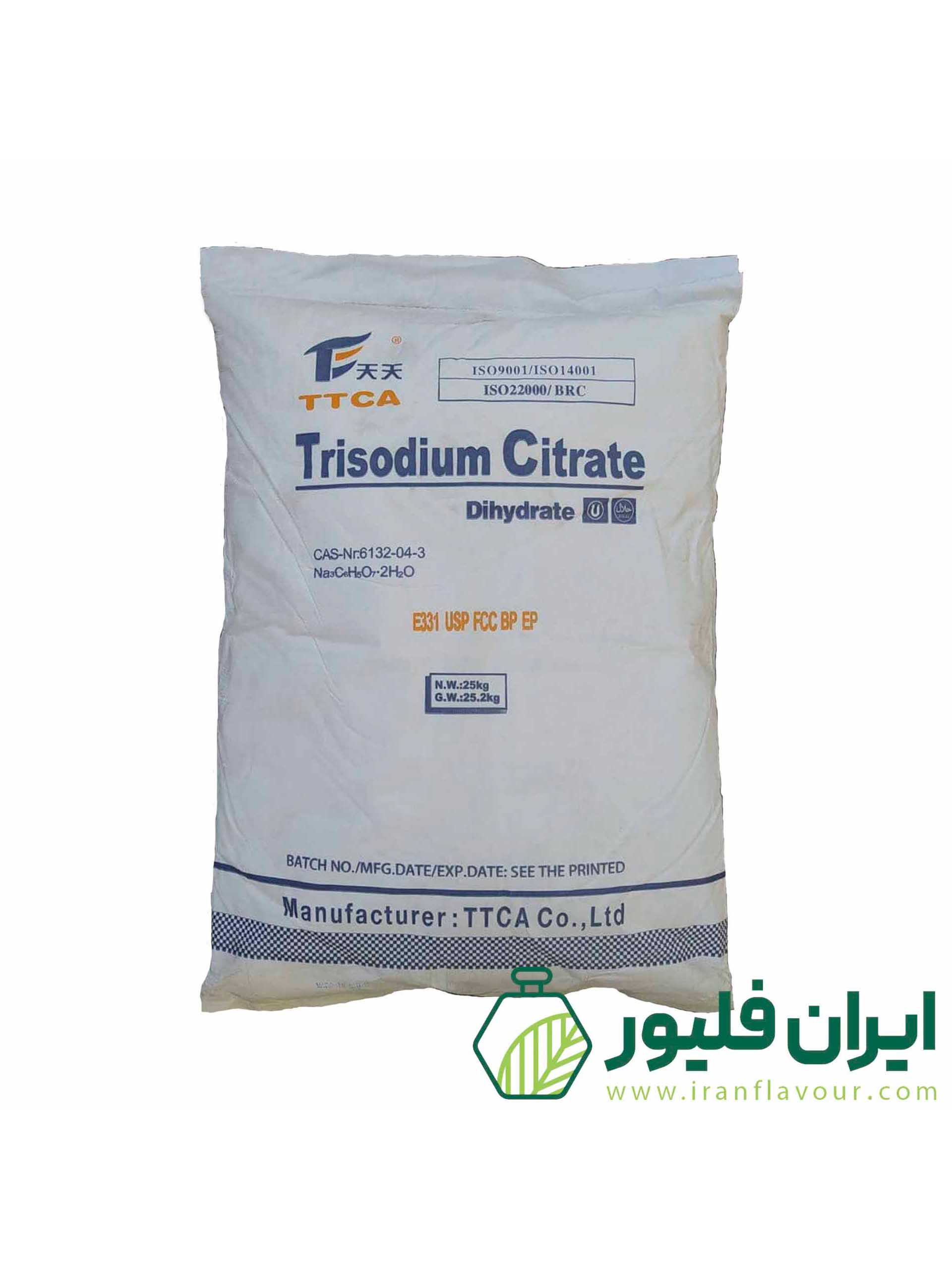 Trisodium citrate TTAC ( تری‌سدیم سیترات )